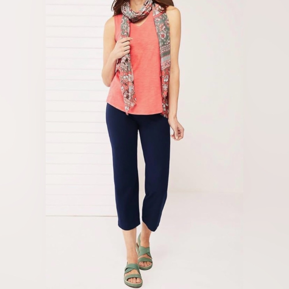 Lands End Crop Pants Women SZ 10-12